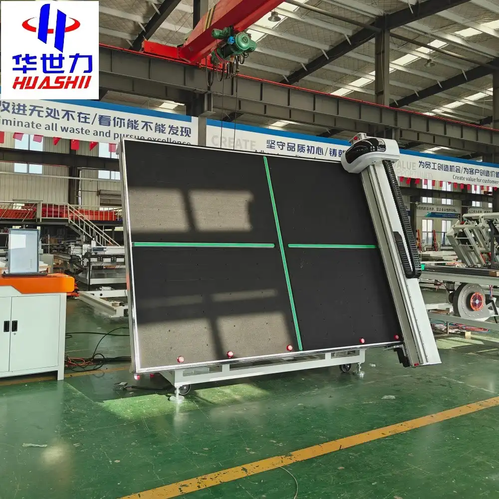 What safety considerations apply to industrial glass breaking equipment?